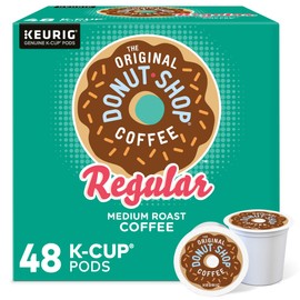 The Original Donut Shop Regular Keurig Single-Serve K-Cup Pods, Medium Roast Coffee, 48 Count