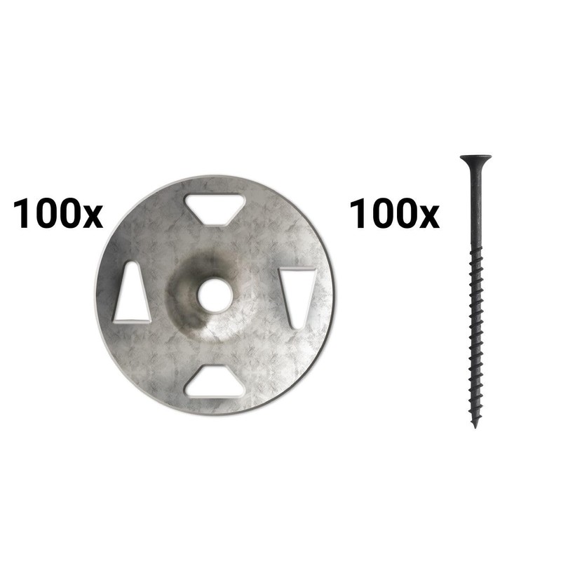Schluter Kerdi-Board Screws and Washer Set - Fastens Kerdi-Board to