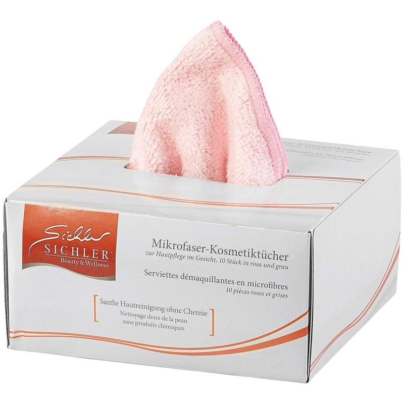 Sichler Beauty Makeup Remover Wipes: 40 Microfibre Facial Care Tissues