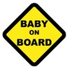 PrintSuperstar Baby On Board Child, Kids Warning Vehicle Safety Sign