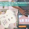 10 Unids/Set Almohadillas De Electrodos, Almohadillas Masajeadora, Accesorio