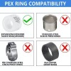 EFIELD 60 PCS Pex A Poly Expansion Fittings 1/2" Combo: