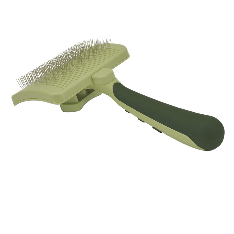 Coastal Pet - Safari - Dog Self-Cleaning Slicker Brush -