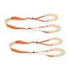 2Pcs Dog Back Legs Support Harness Soft Coral Velvet Adjustable
