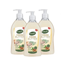 Dalan Cocoa Butter Cream Ultra Moisturizing Liquid Hand Soap for Dry and Fresh Hands - Pack of 3 (400ml) - Comfort, Nail Cleansing Moisturize