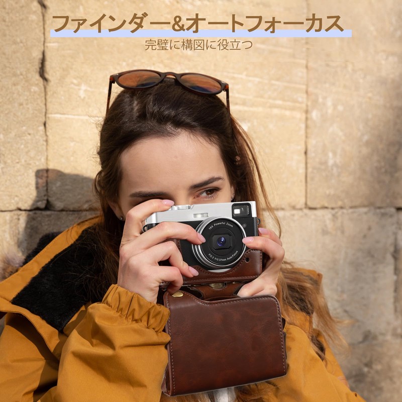 SIXTARY 4K Digital Camera, 48 Megapixels, Autofocus, Image Stabilization, 16x