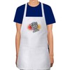 Makoroni - PEACE LOVE DOUBLE BASS PLAYER Apron Adjustable Kitchen