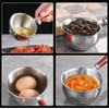 Mini Milk Warmer Pot Stainless Steel Milk Warmer for Coffee,