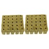 Outanaya 50pcs Hydroponics Grow Cubes Plugs for Soilless Plant Germination