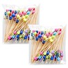 200 Pieces Skull Toothpicks Cocktail Picks Chopsticks Cocktail Picks Decorations