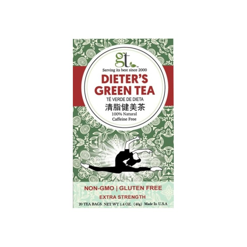 Dieter's Green Tea (Extra Strength) (20 Tea Bags) 4-Pack