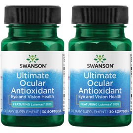 Swanson Ultra Ocular Antioxidant - Featuring Lutemax 2020 30 Sgels - Pack of 2