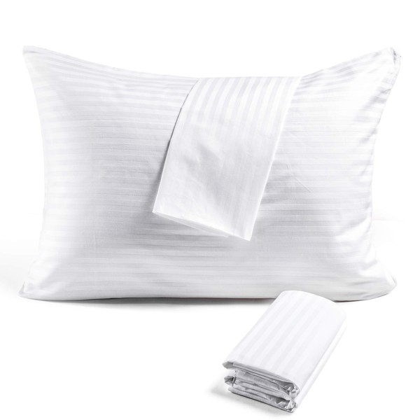 FAUNNA Zippered Pillow Protectors Cover Case (Standard, 20x26) (4-Pack) -
