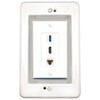 RiteAV in-Wall Cable Management Kit Recessed Outlet CAT6 HDMI USB-3