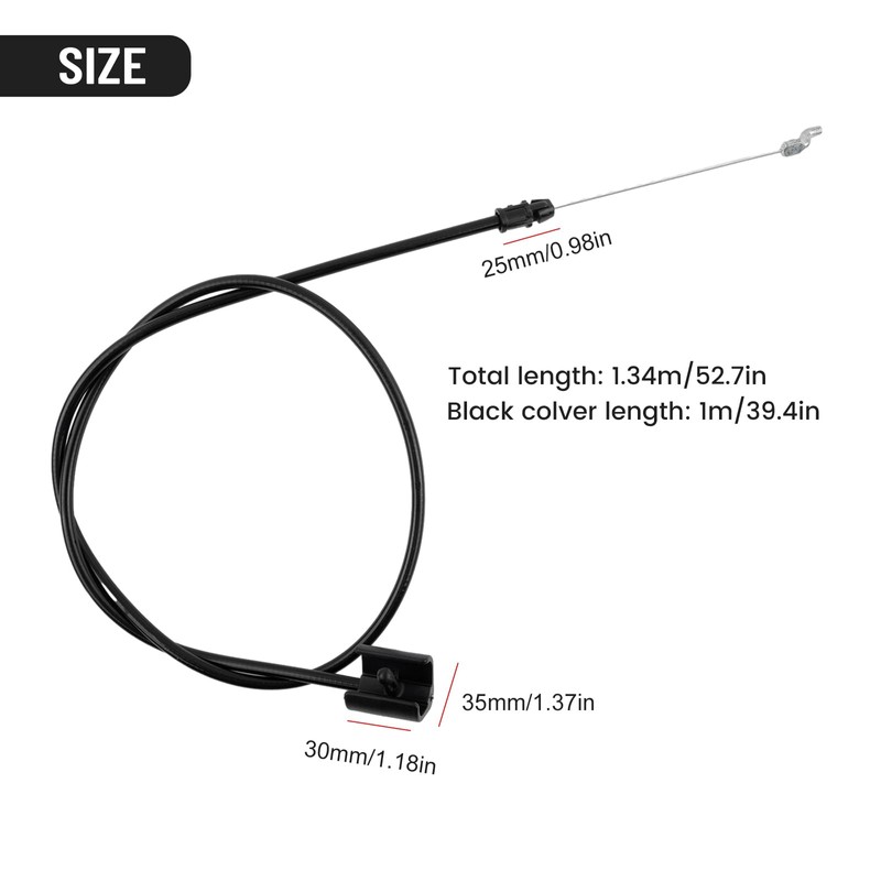 ZYWUOY Lawnmower Throttle Control Cable, Engine Control Cable, Lawn Mower