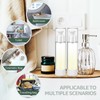 Beavorty 10pcs Empty Refillable Airless Pump Bottle 100ML Travel Foundation