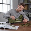 JMBricklayer CH-47 Chinook Helicopter Building Set, Military Cargo Helicopter Model