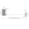 Drying Lines, Retractable Clothesline Stainless Steel Strings, 4.2M Adjustable Wall