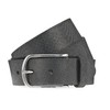 Vanzetti Leather Belt, Metallic silver