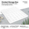 28 Grids Plastic Organizer Box with Dividers for Crafting, Storage