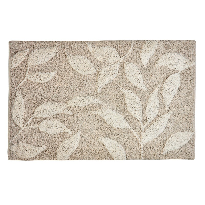Dreams & Drapes - Natural Leaf Bath Mat (50 x