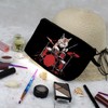 Livel lhood Cat Drummer Makeup Bag Drum Set Small Cute