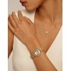 EAMTI Gold Watches for Women Luxury Simulated Diamond Quartz Iced