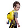 Little Kids' Backpack Yellow Puppy with Safety Harness and Leash