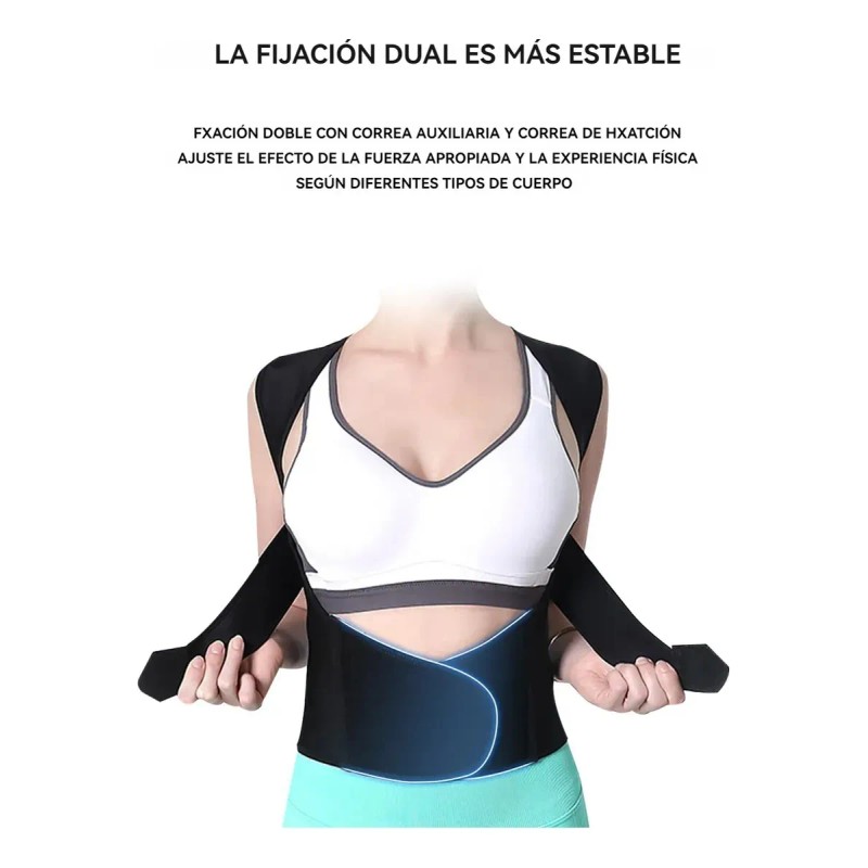 Corrector Postura Espalda Ajustable Fajas Corregir La Joroba