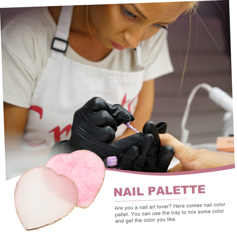 FOMIYES 8pcs Mixing Tray for Nail Art Manicure Pallet DIY