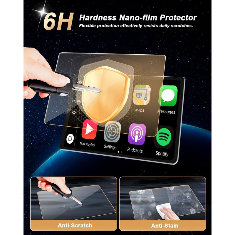 2026 Chevy Traverse Screen Protector - 4 Pcs Nano Film