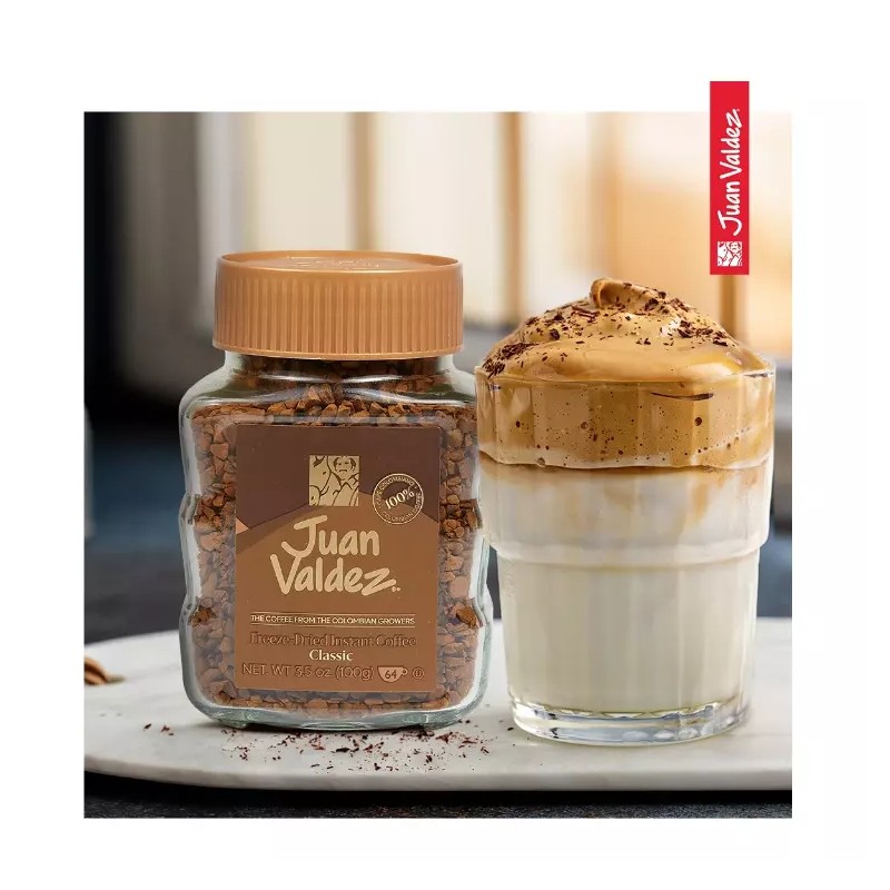 Juan Valdez Instant Coffee, Classic Freeze Dried, 3.52 Oz x