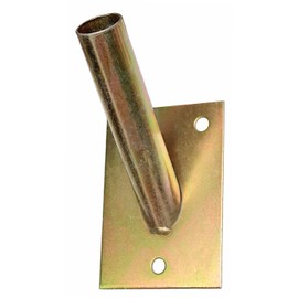 Flag Holder Flagpole Holder Flag Wall Holder Flagpole Flag Single Bracket Yellow Galvanised