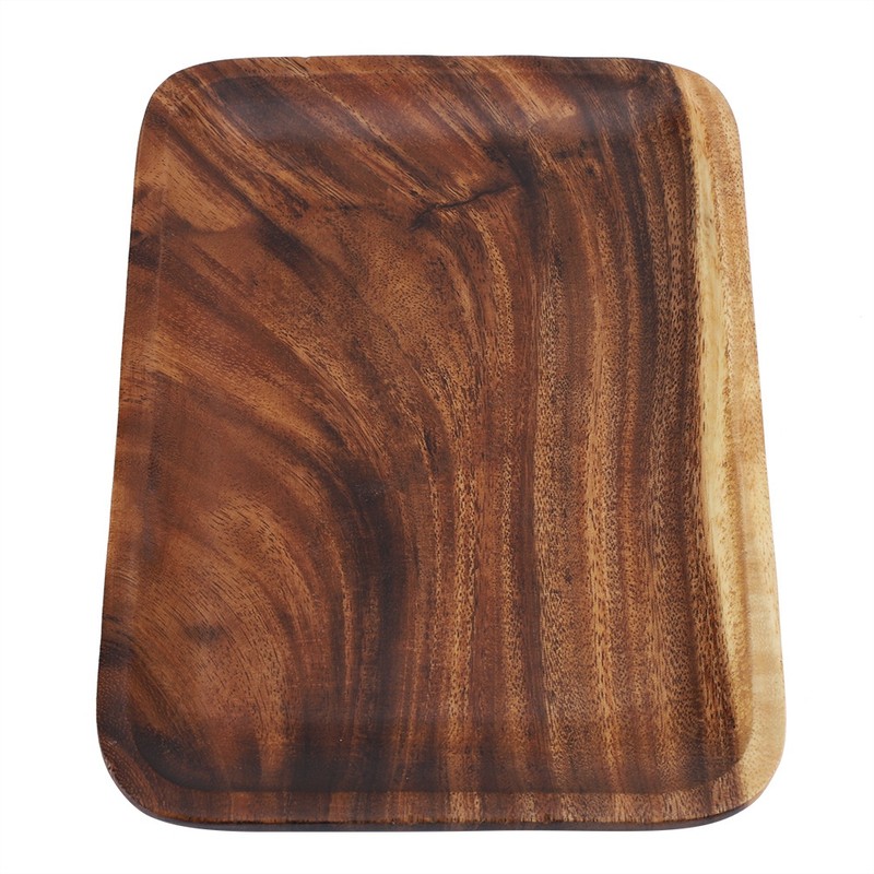 Elegant Sushi Tray Snacks Salad Desserts Wooden Serving Dish for