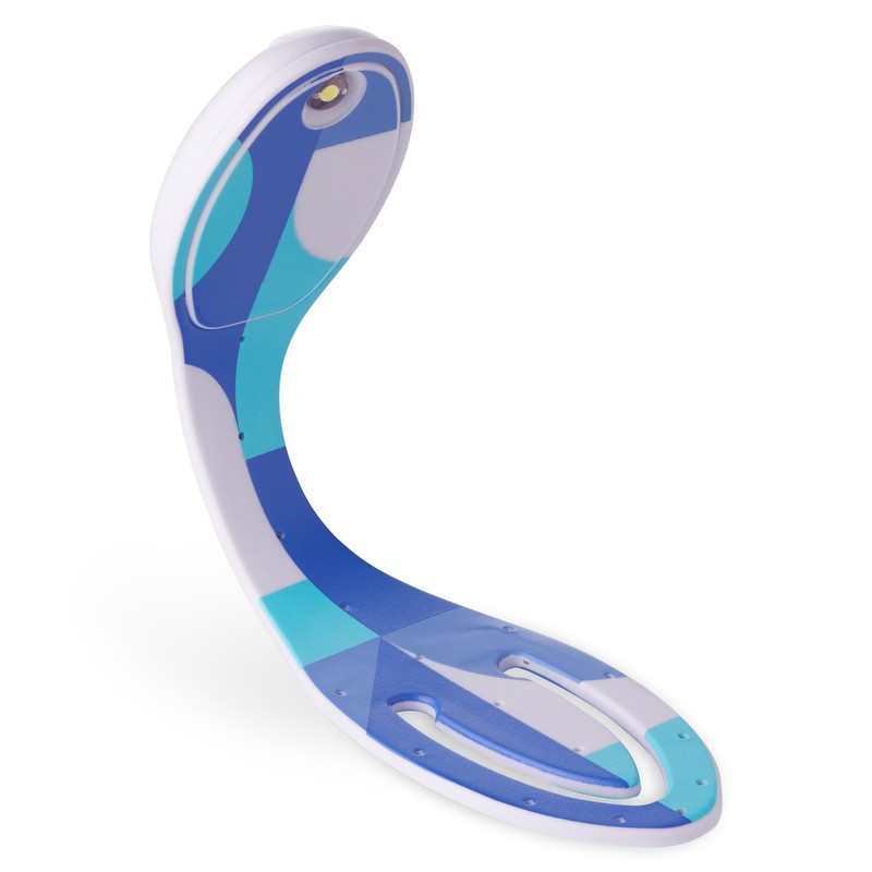 Gifts for Readers & Writers Bookmark Reading Light Blue Blocks