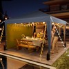 Driftalia 10x10 Pop Up Canopy with Sidewalls, Outdoor Instant Canopy