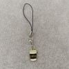 Pemby Studio COFFEE Cup Cell Phone Charm Strap Lariat Bean