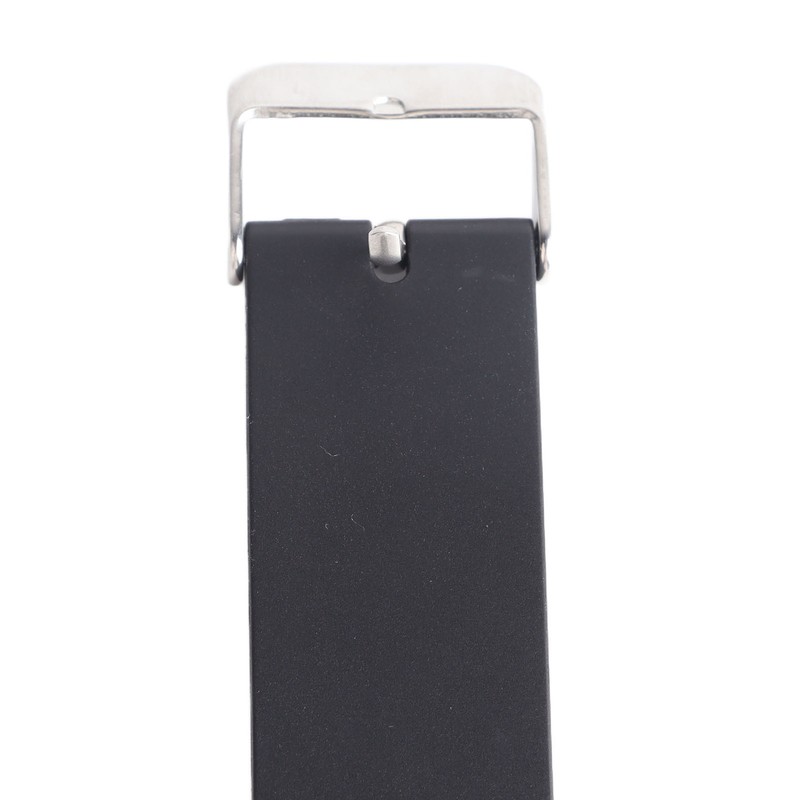 Waterproof Quartz Watch with Rubber Strap Adjustable 3 Hands Easy