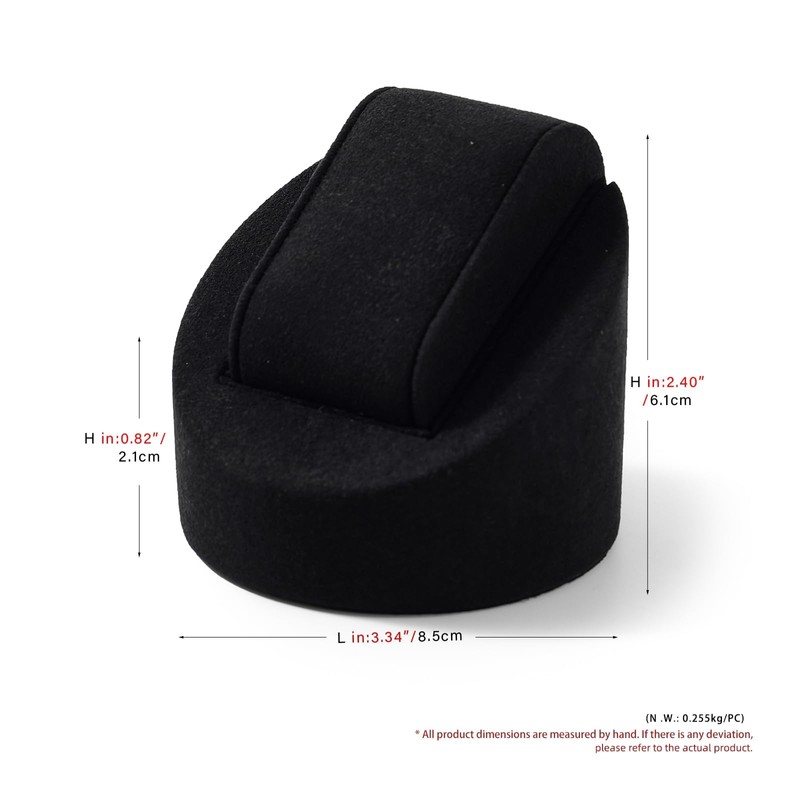 Papten J00202 Watch Stand, For 1 Watch, Microfiber, Display, Storage,