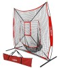 7x7 Ft Baseball Softball Practice Net for Pitching Batting Hitting