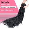 Soft Locs 36 Inch Crochet Hair 6 Packs New Faux