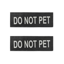 Excellent Elite Spanker 2pcs Magic Sticker Morale Patch Reflective DO NOT PET Patch in Training Puppy for Dog Harnesses & Vests …