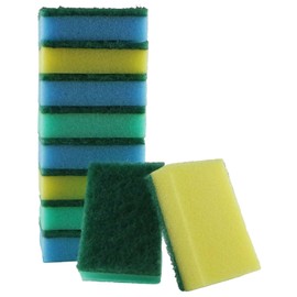 Pack of 100 Washing Up Sponge, 80 x 55 x 23 mm, Kitchen Sponge