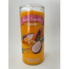 Tropical Fruit 14 Day Prepared Scented Candle in Glass (Frutas Tropicales)