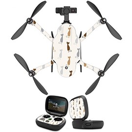 MightySkins Skin Compatible with GoPro Karma Drone Headphones wrap Cover Sticker Skins Cat Lady