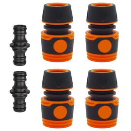 SRTSTR Quick Hose Extension, Garden Hose Repair Kit - For Connecting 13 mm (1/2 Inch) for Quick and Easy Connection or Hose