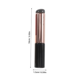 minkissy 3Pcs Nail Art Applicator Brush Soft Flexible Nail Powder Brush for Precise Application for Professional Use Includes Dusty