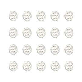 Honbay 20PCS High Borosilicate Glass Screens Filters with Holes Honeycomb Holes Filter Screen (8mm)