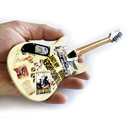 Jerry Cantrell Vintage Blue Dress G&L Rampage Handmade Mini Guitar Model