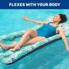 Aqua Contour Cooling Pool Float Lounge, 18-Pocket, Inflatable Pool Floats